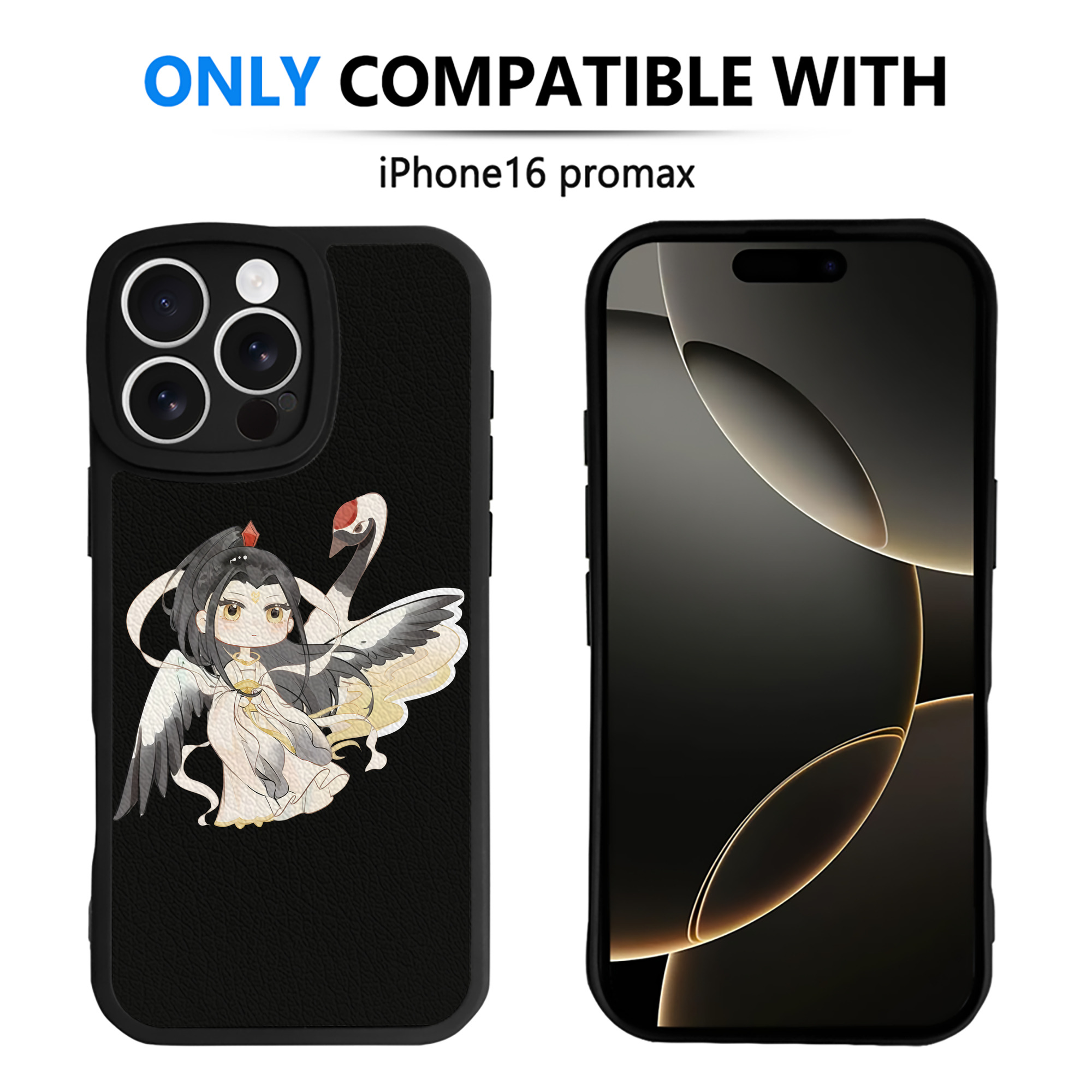 （画像用） Ne Zha 2 ナタ 魔童の大暴れ 【iPhone 16シリーズ対応】シリコンスマホケース（レザー調） 材質：シリコン